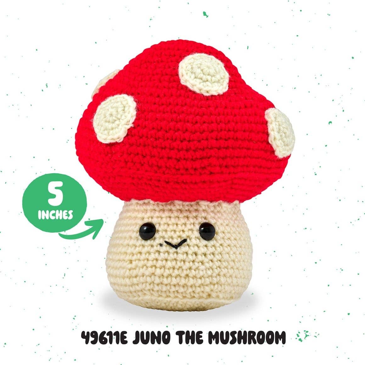 Plaid Crafts - Bucilla Amigurumi Crochet Kit - Juno the Mushroom