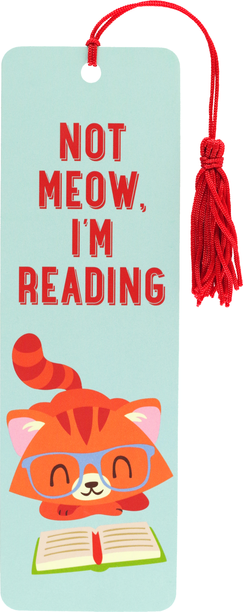 Peter Pauper Press - Not Meow, I'm Reading Children's Bookmark