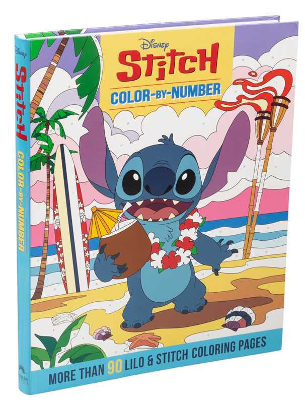 Simon & Schuster - Disney Stitch Color-By-Number by Editors of Thunder Bay Press