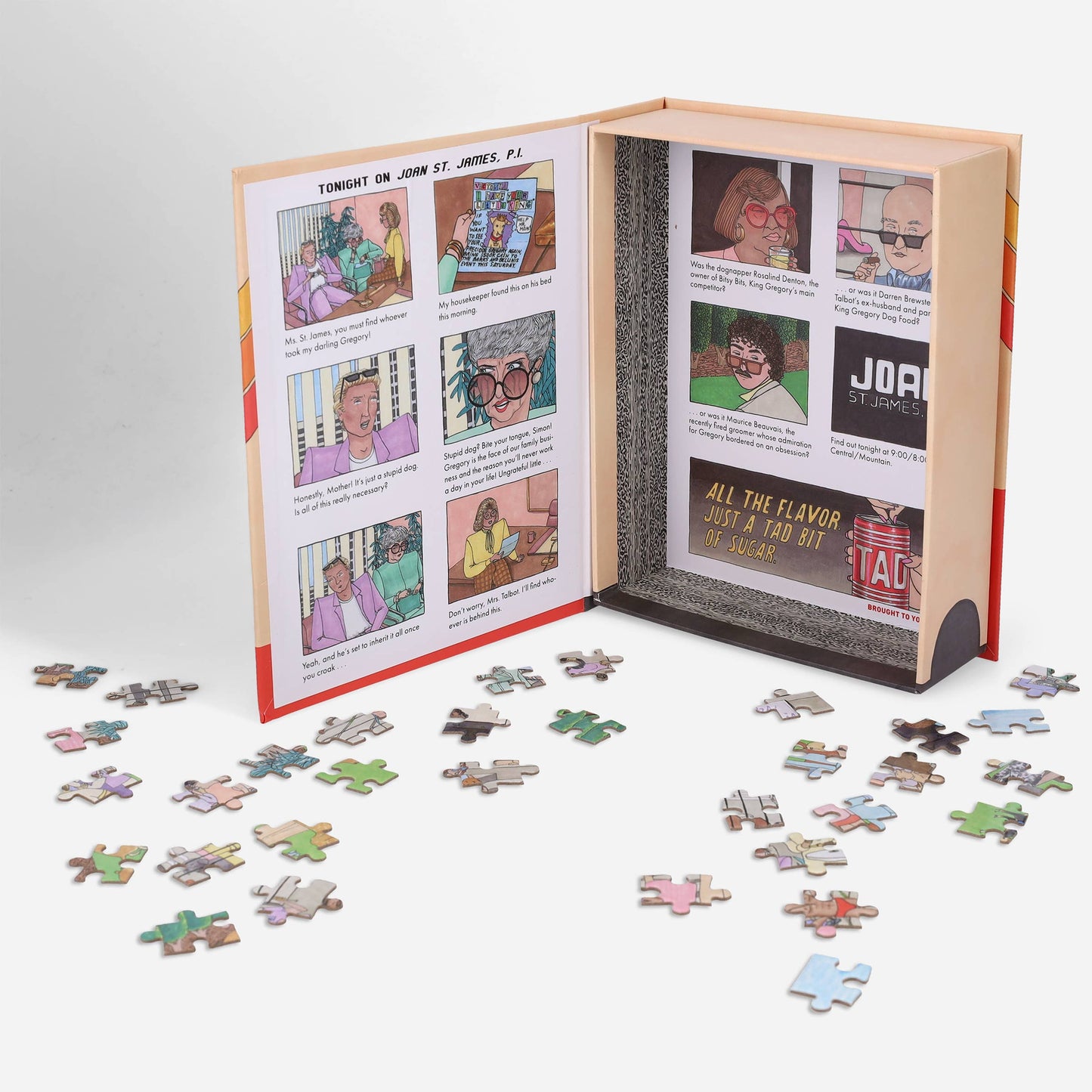 Chronicle Books - Mysteries of the 80s Dognapped! 500-Piece Puzzle