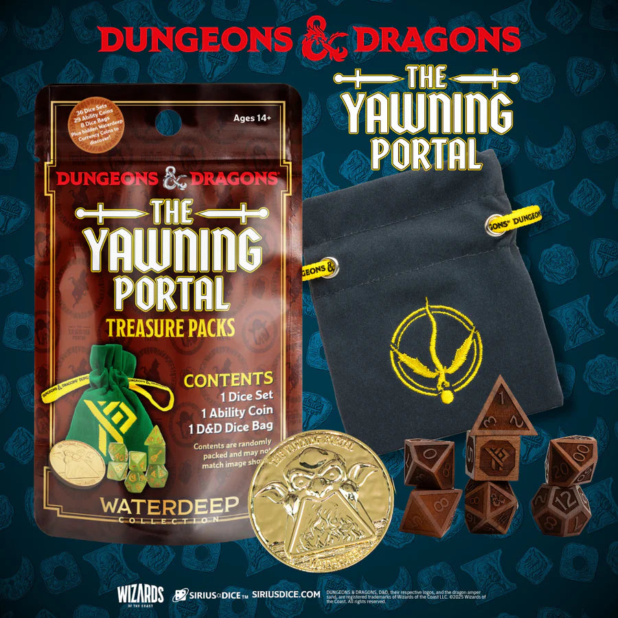 Dungeons & Dragons The Yawning Treasure Portal Pack: Waterdeep Collection | Sirius Dice