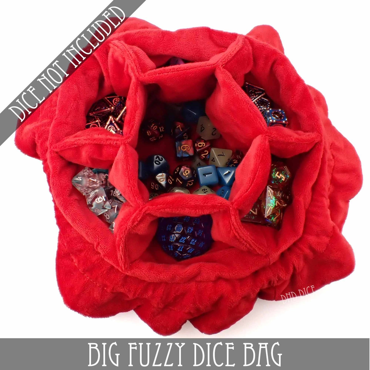 DNDDICE.COM - Big Fuzzy Dice Bag - 6 Colors