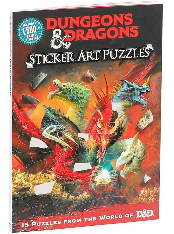 Simon & Schuster - Dungeons & Dragons Sticker Art Puzzles by Steve Behling