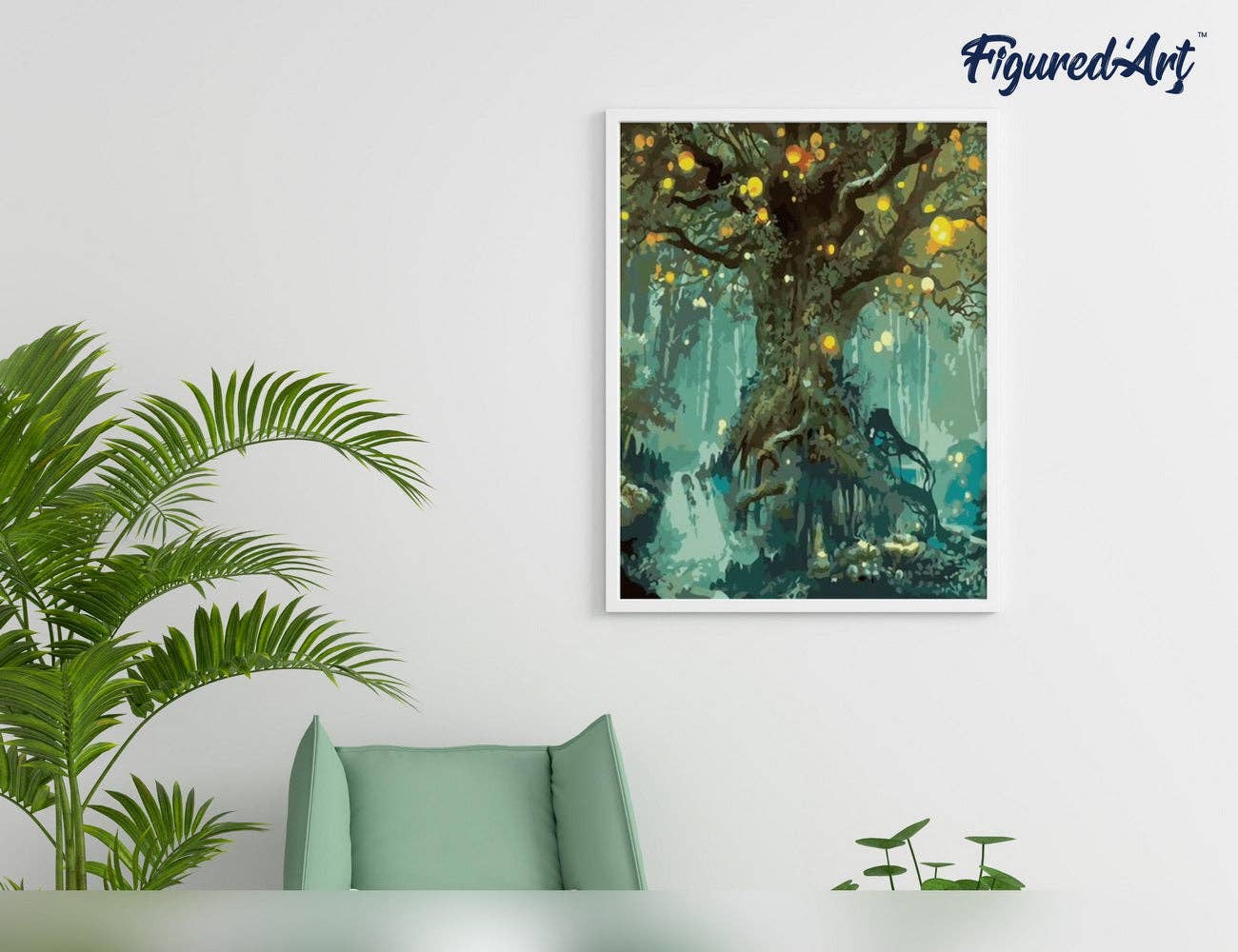 Figured'Art - Paint by numbers - Fairy tree