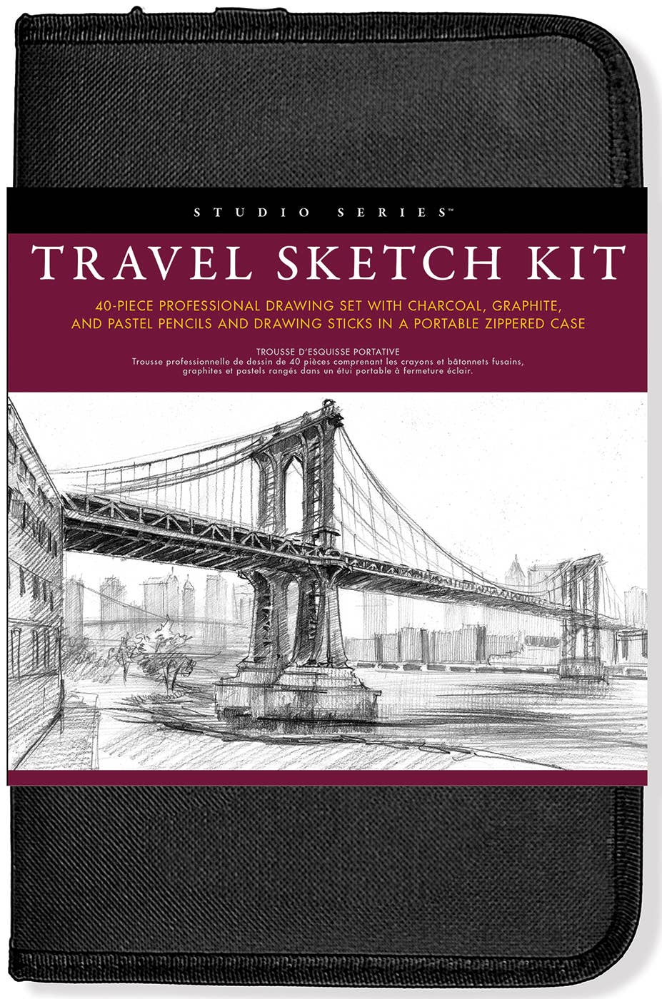 Peter Pauper Press - Studio Series Travel Sketch Kit (40 pieces)