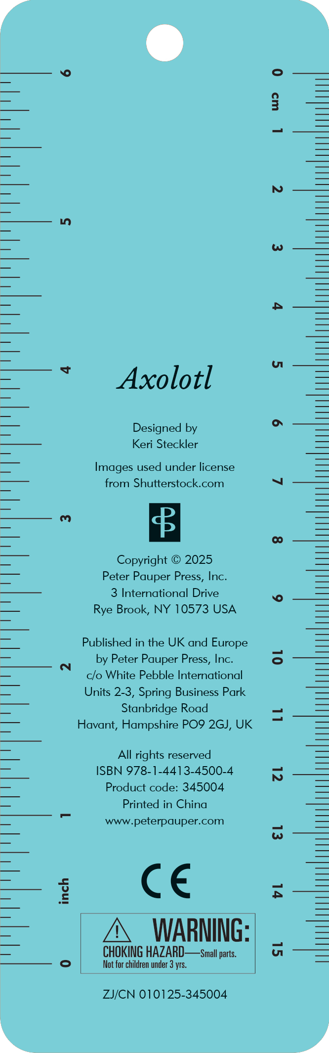 Peter Pauper Press - Axolotls Beaded Bookmark
