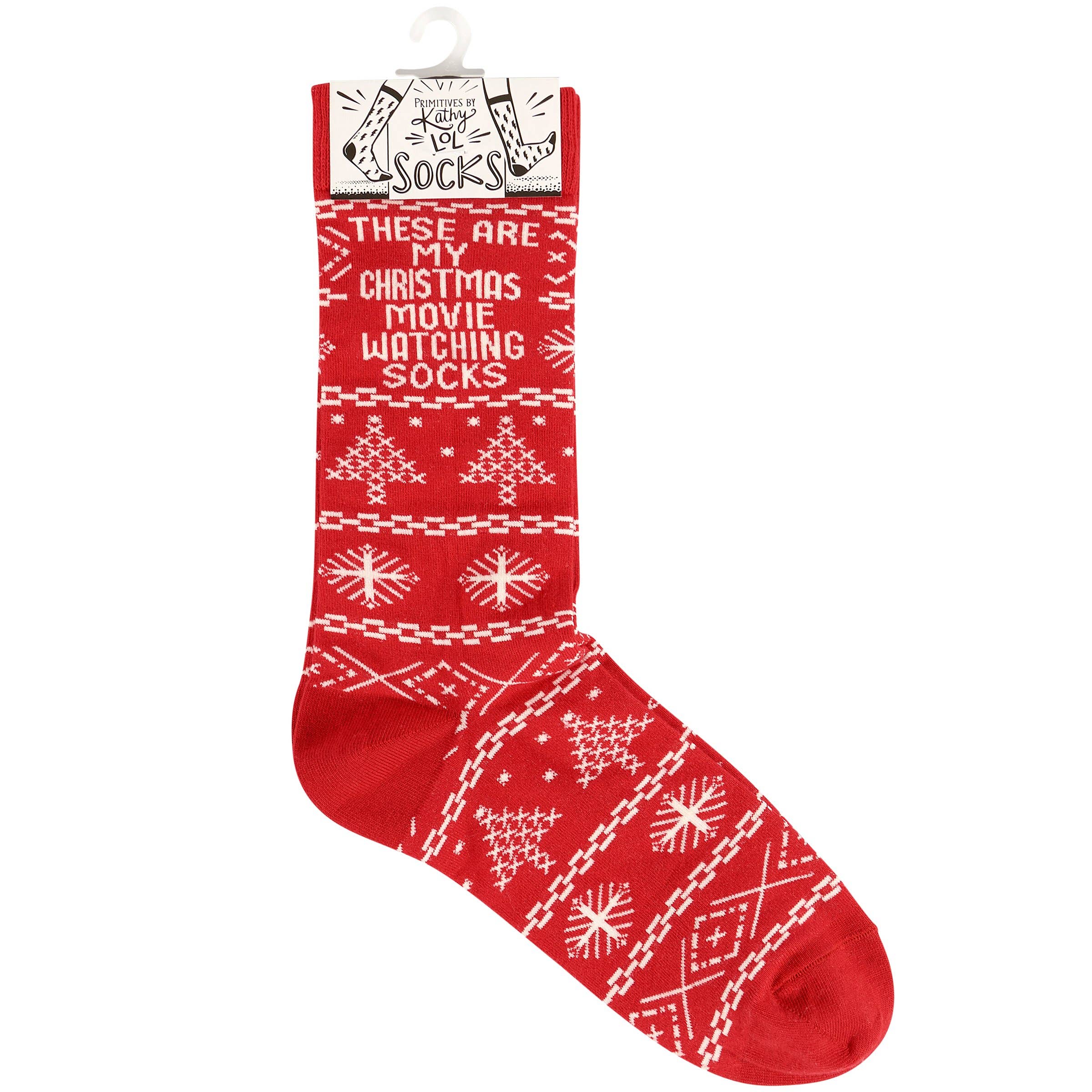 Primitives by Kathy - These Are My Christmas Movie Socks