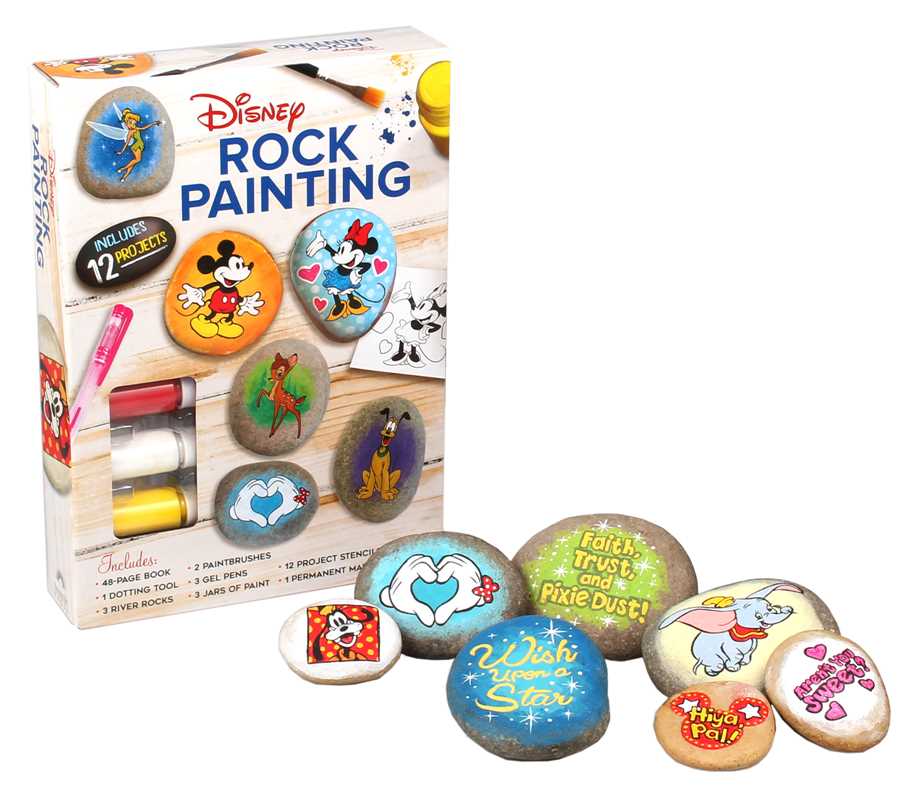 Simon & Schuster - Disney Rock Painting by Marcy Kelman
