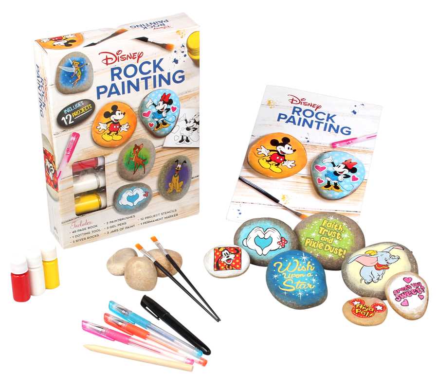 Simon & Schuster - Disney Rock Painting by Marcy Kelman