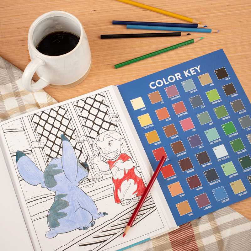 Simon & Schuster - Disney Stitch Color-By-Number by Editors of Thunder Bay Press