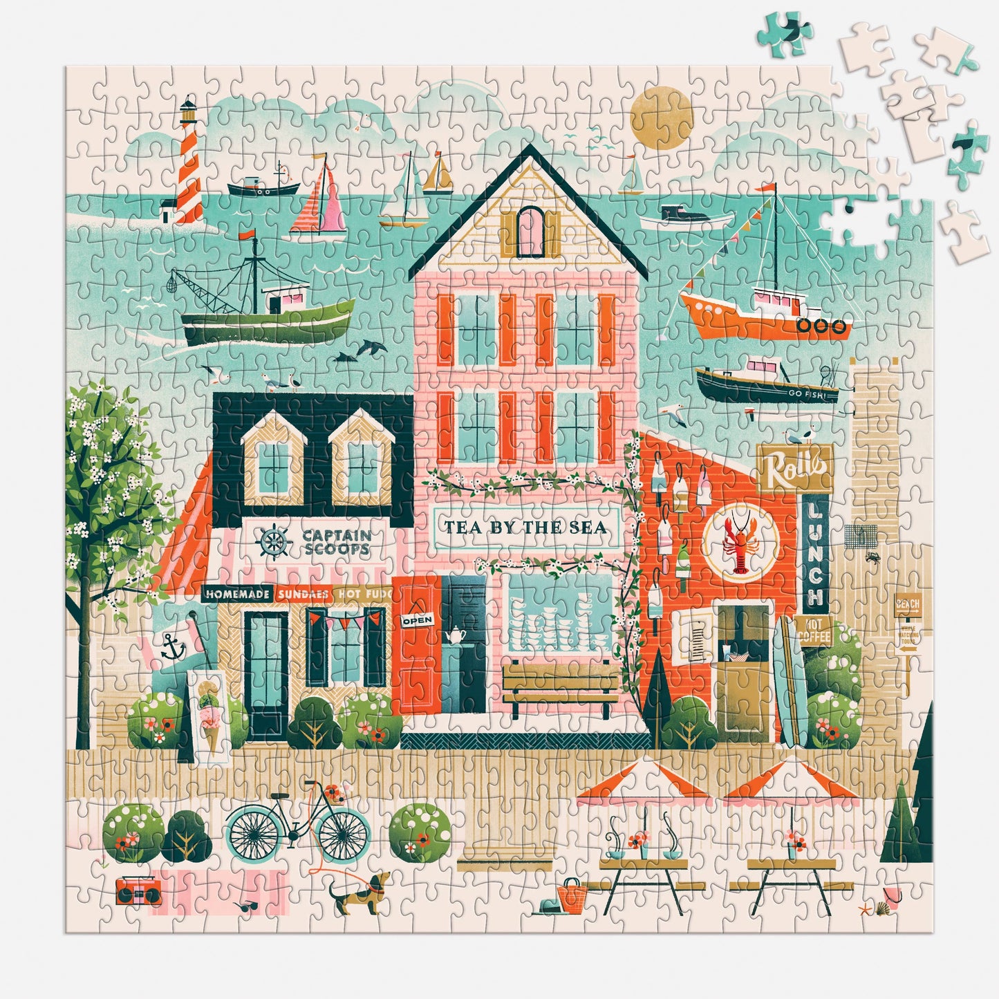 Chronicle Books - Beside the Sea 500 Piece Puzzle