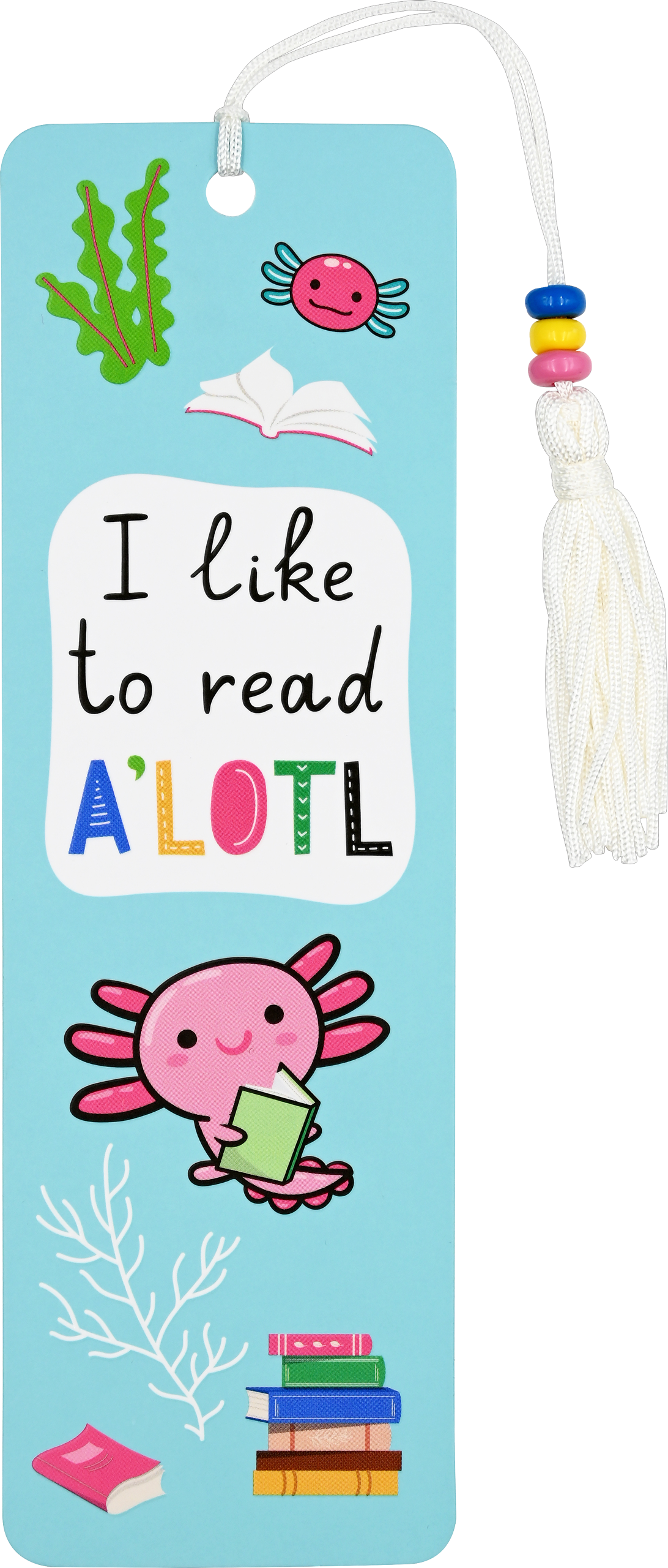 Peter Pauper Press - Axolotls Beaded Bookmark