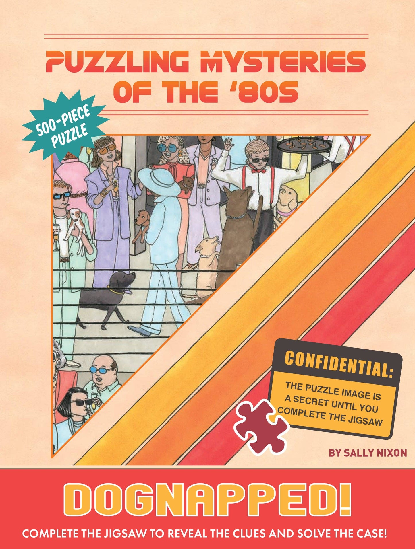 Chronicle Books - Mysteries of the 80s Dognapped! 500-Piece Puzzle