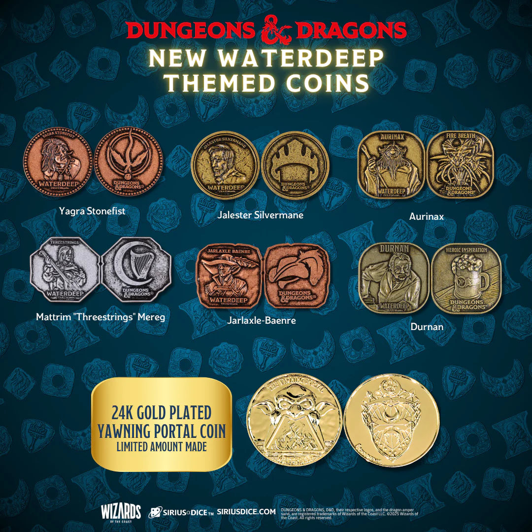 Dungeons & Dragons The Yawning Treasure Portal Pack: Waterdeep Collection | Sirius Dice