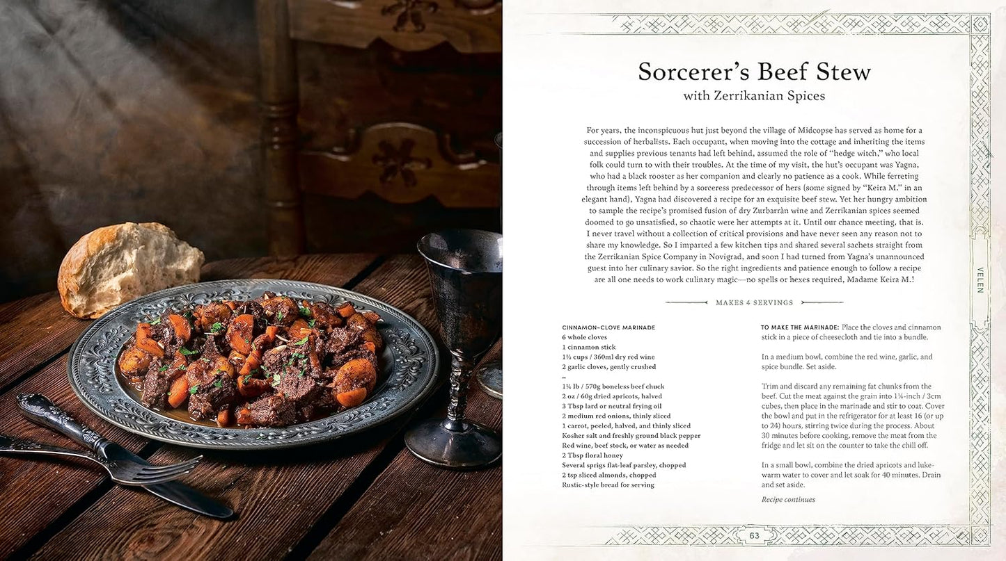 The Witcher Official Cookbook: Provisions, Fare, and Culinary Tales from Travels Across the Cont