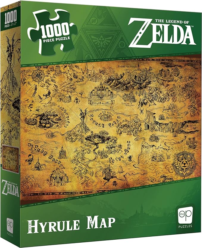 Puzzle: Zelda Hyrule Map 1000pc