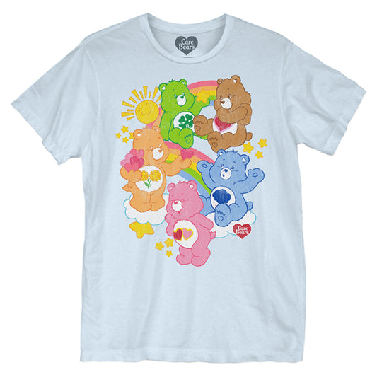 Care Bears Rainbow Party Mens T-Shirt