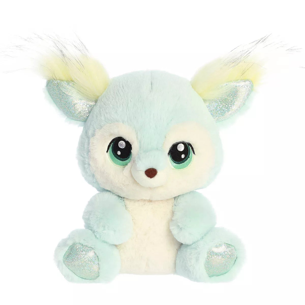 Aurora Medium Finley Fawn Enchanted Sparkling Stuffed Animal Blue 10