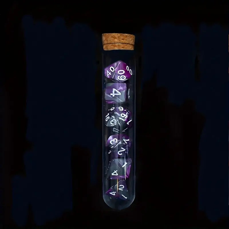 Potion Flask Enchanting Dice Set / 7
