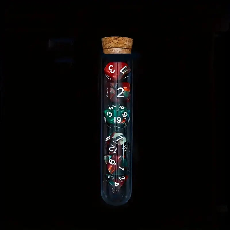 Potion Flask Enchanting Dice Set / 7