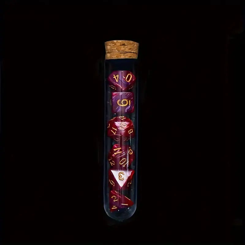 Potion Flask Enchanting Dice Set / 7