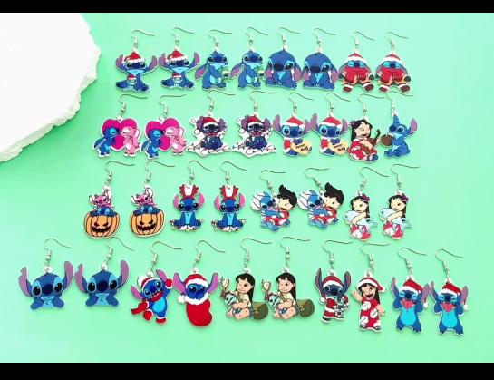 Lilo and Stitch inspired earrings