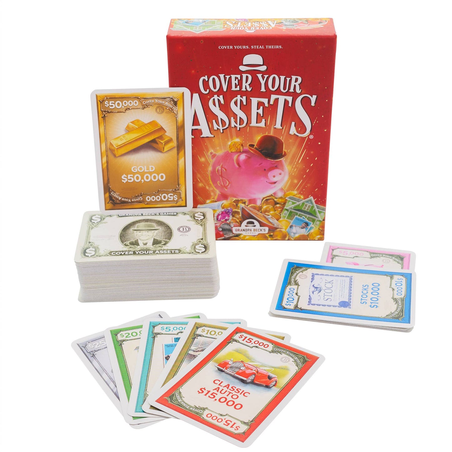 Cover Your Assets® Card Game by Grandpa Beck's Games