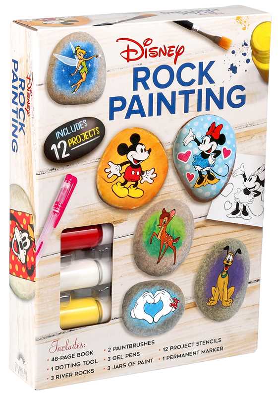 Simon & Schuster - Disney Rock Painting by Marcy Kelman