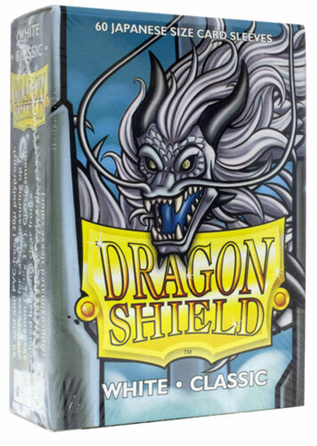 Dragon Shield Sleeves: Classic White (60 ct)