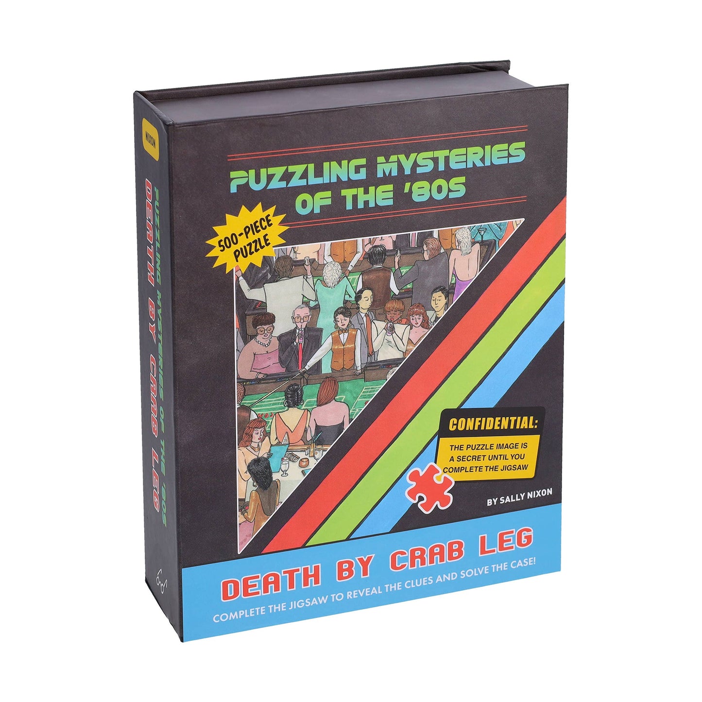 Chronicle Books - Mysteries of the 80s Death by Crab Leg 500-Piece Puzzle