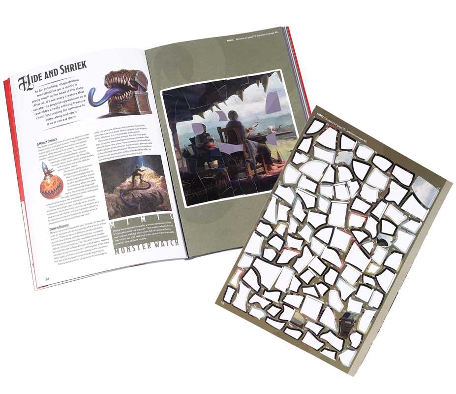 Simon & Schuster - Dungeons & Dragons Sticker Art Puzzles by Steve Behling