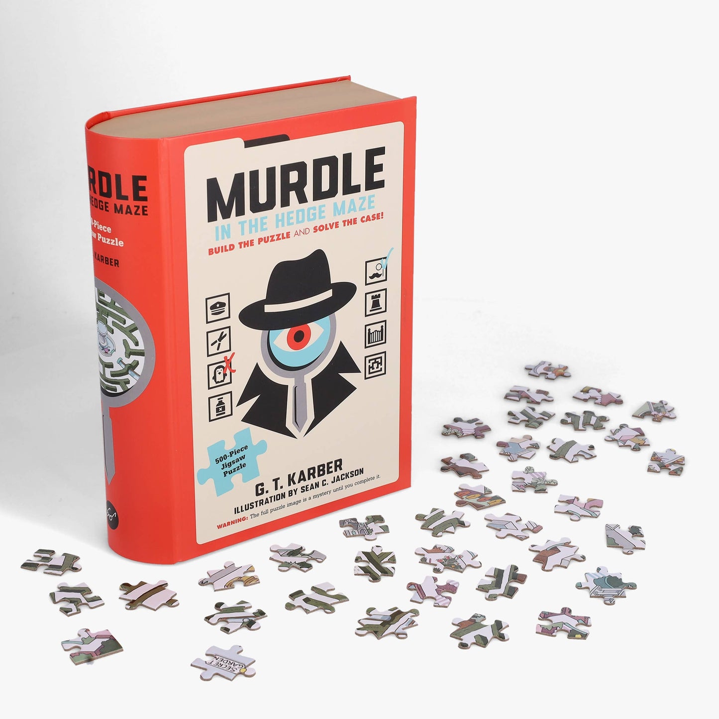 Chronicle Books - Murdle in the Hedge Maze 500-Piece Jigsaw Puzzle