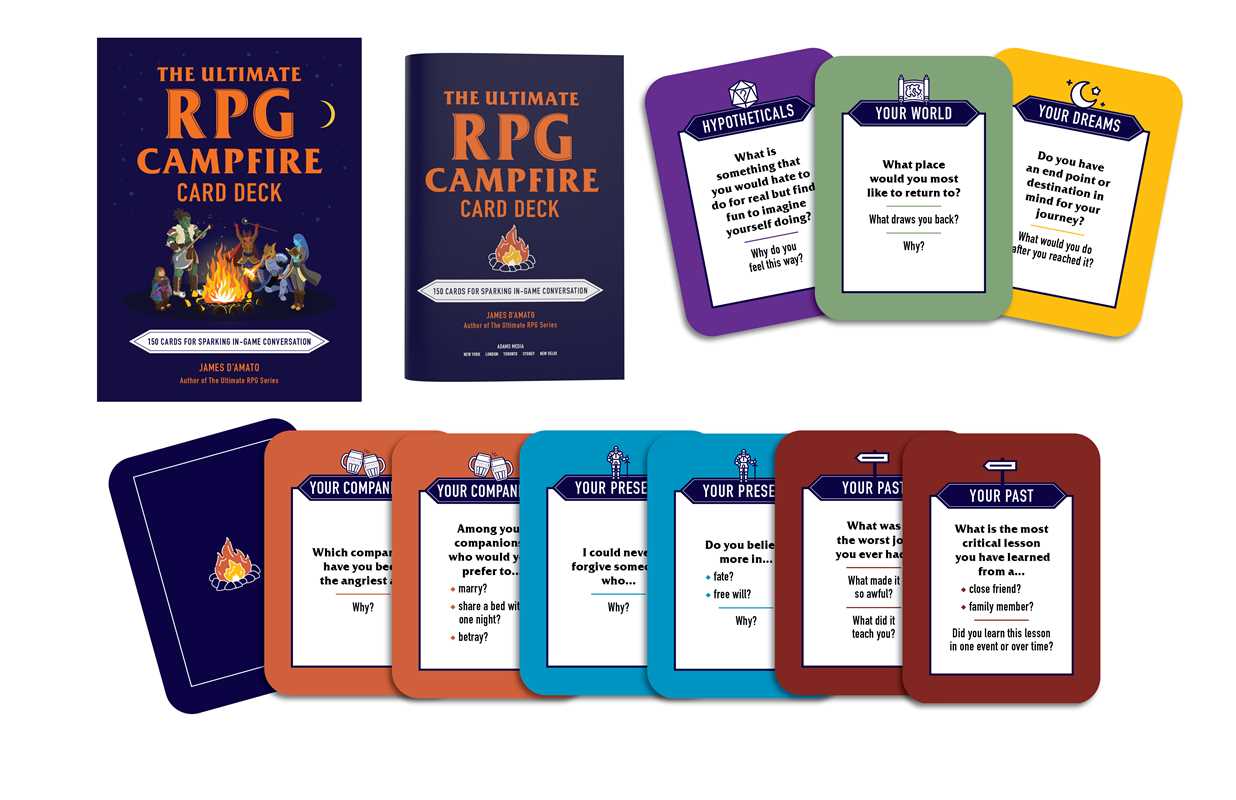 Simon & Schuster - Ultimate RPG Campfire Card Deck by James D’Amato