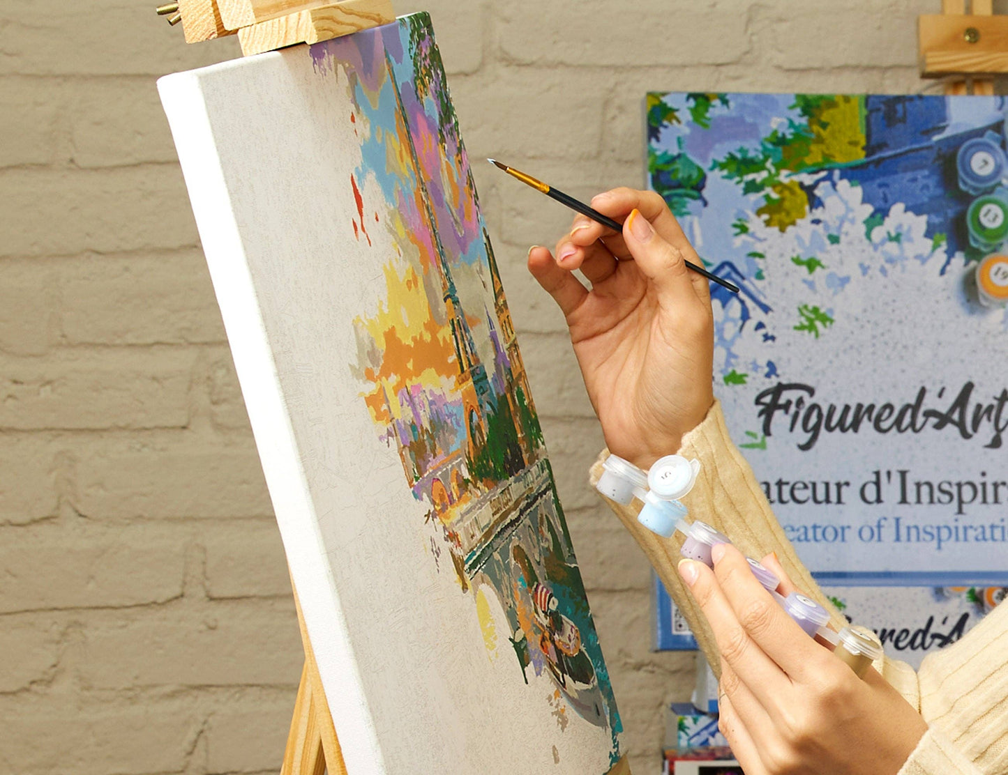 Figured'Art - Paint by numbers - Yellow Cow
