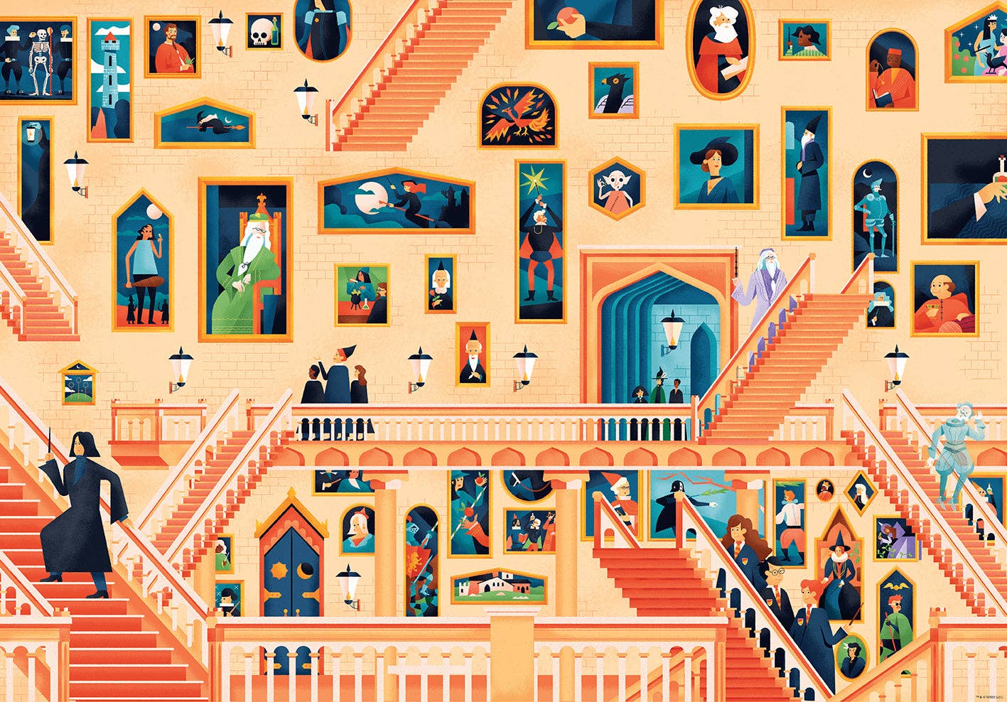 Insight Editions - Exploring Hogwarts Puzzle and Book Set