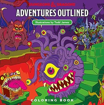DUNGEONS AND DRAGONS ADVENTURE OUTLINED - #shop_name Penguin Random HouseBooks