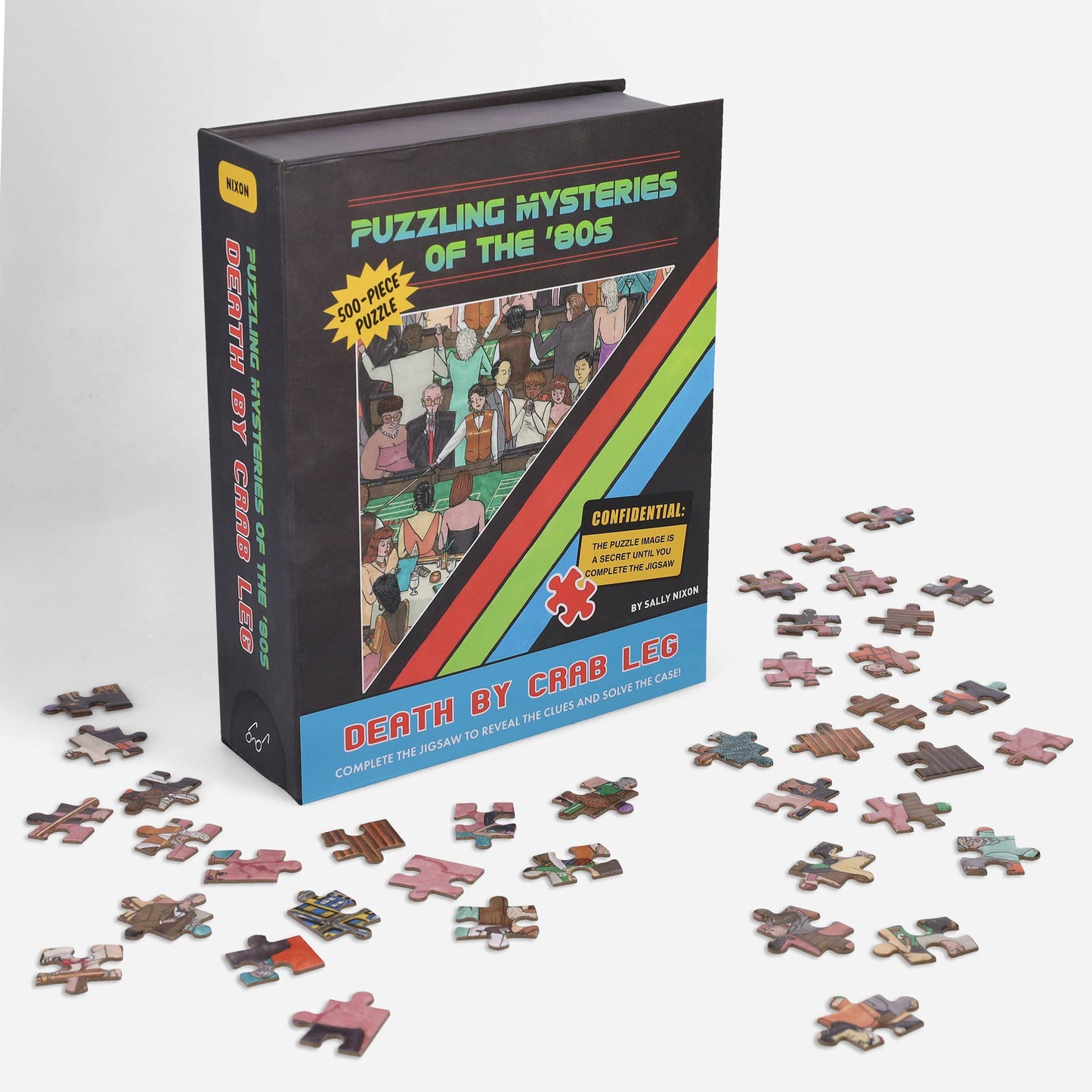 Chronicle Books - Mysteries of the 80s Death by Crab Leg 500-Piece Puzzle