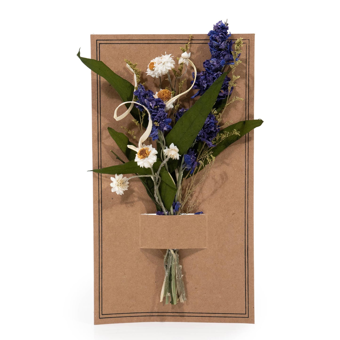 Eucalyptus & Purple Larkspur Mini Bouquet - #shop_name AndalucaGifts