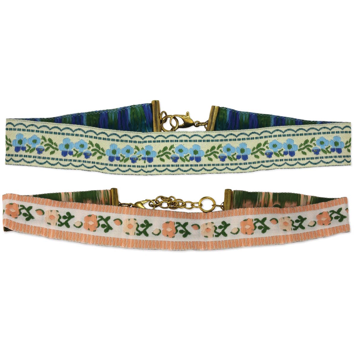 Fabric Flower Choker Necklace - #shop_name ZADGifts