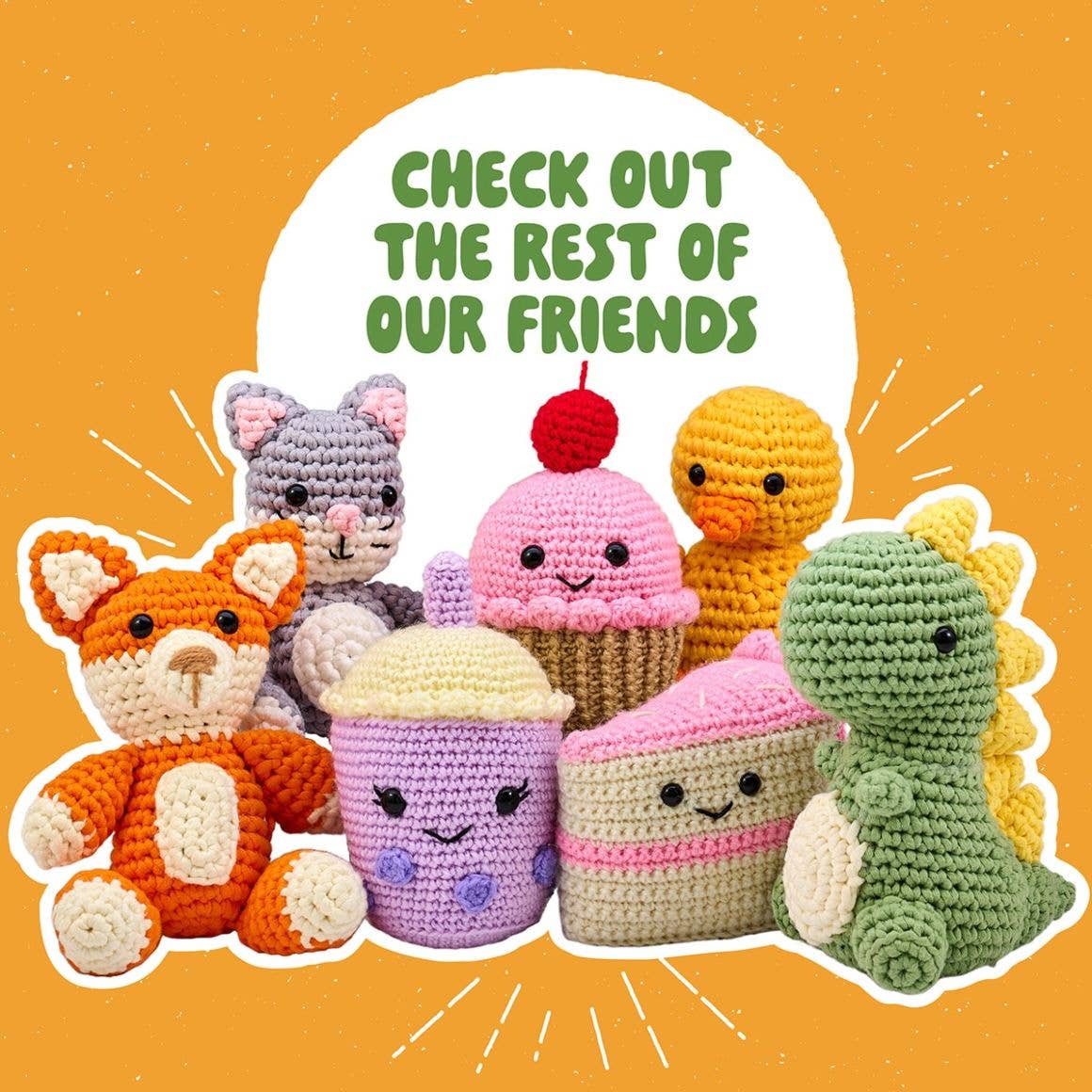 Plaid Crafts - Bucilla Amigurumi Crochet Kit - Sherry the Cupcake