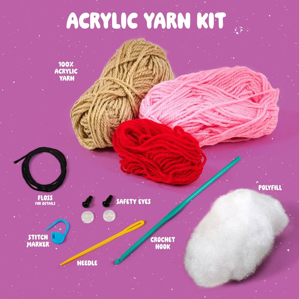 Plaid Crafts - Bucilla Amigurumi Crochet Kit - Sherry the Cupcake