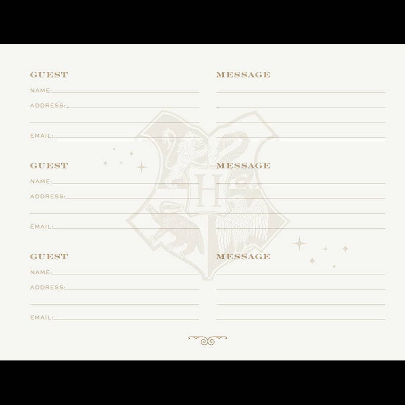 Harry Potter: Always Wedding Guest Book - #shop_name Insight EditionsGifts