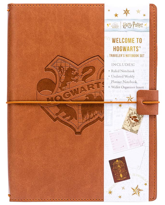 Harry Potter: Welcome To Hogwarts Traveler's Notebook Set - #shop_name Insight EditionsGifts