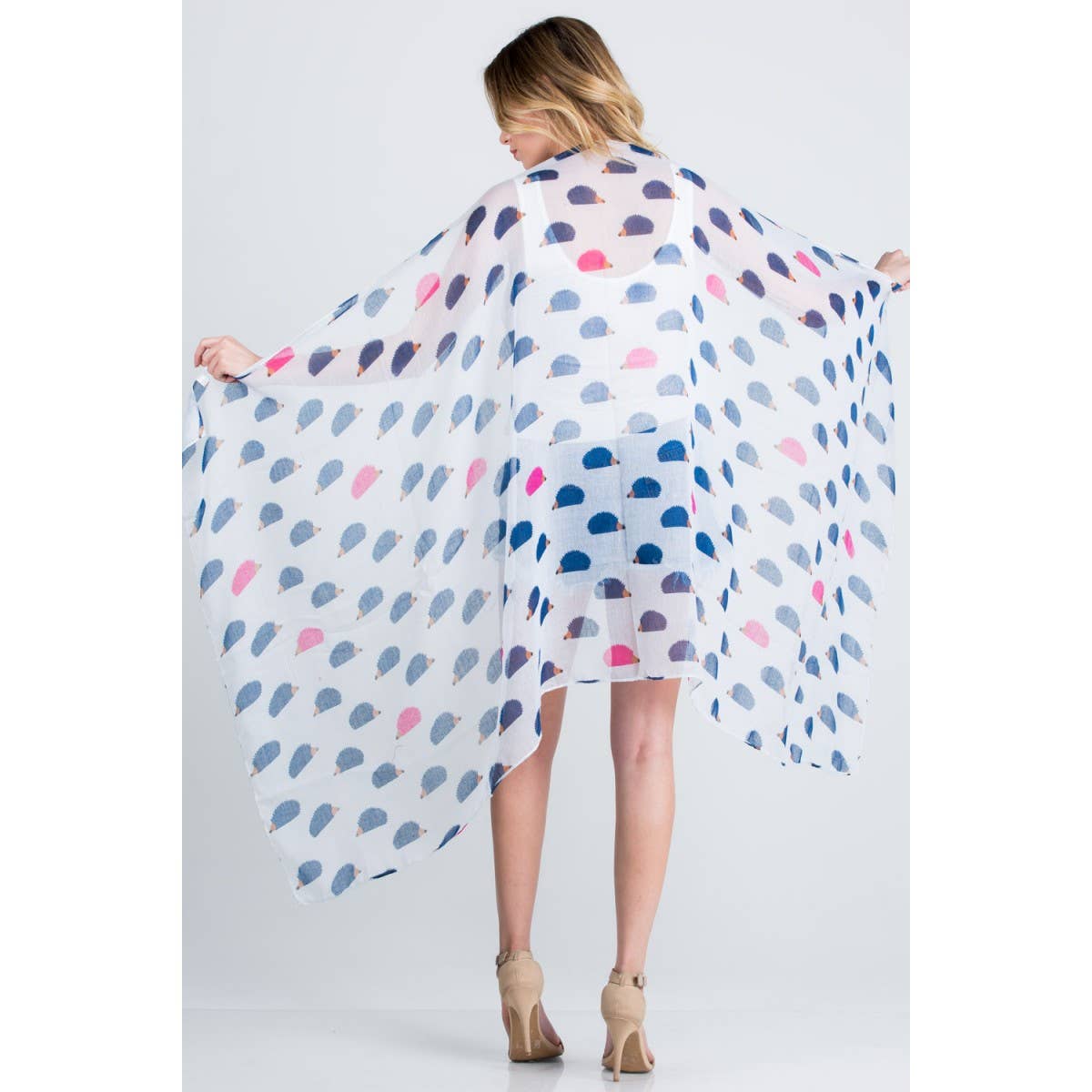 Hedgehog Print Scarf - #shop_name LA SoulApparel