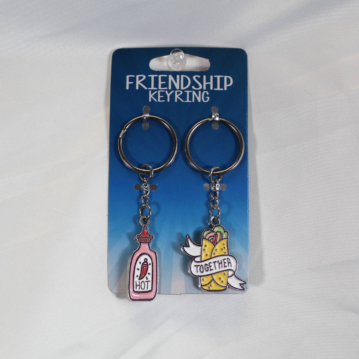 Hot Together 2 Piece Keyring - #shop_name KalanGifts