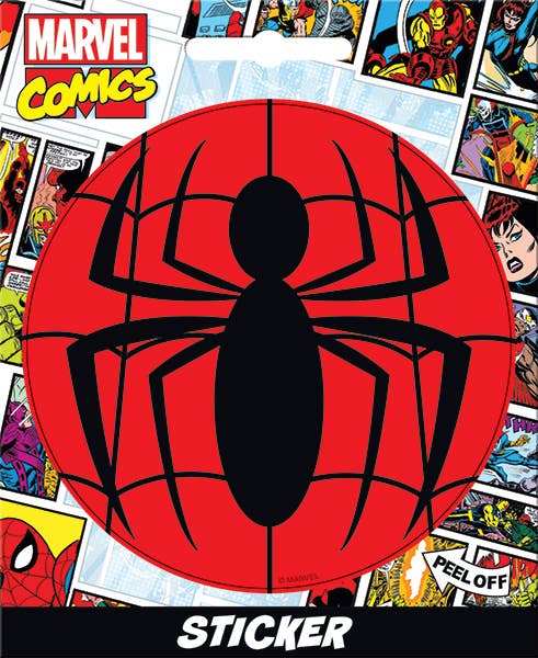 Marvel Comics© Spiderman Logo Stickers - #shop_name Ata BoyStickers
