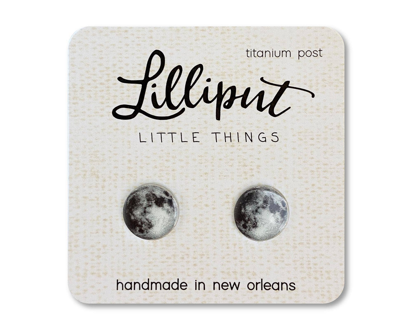 Moon Earrings - #shop_name Lilliput Little ThingsGifts