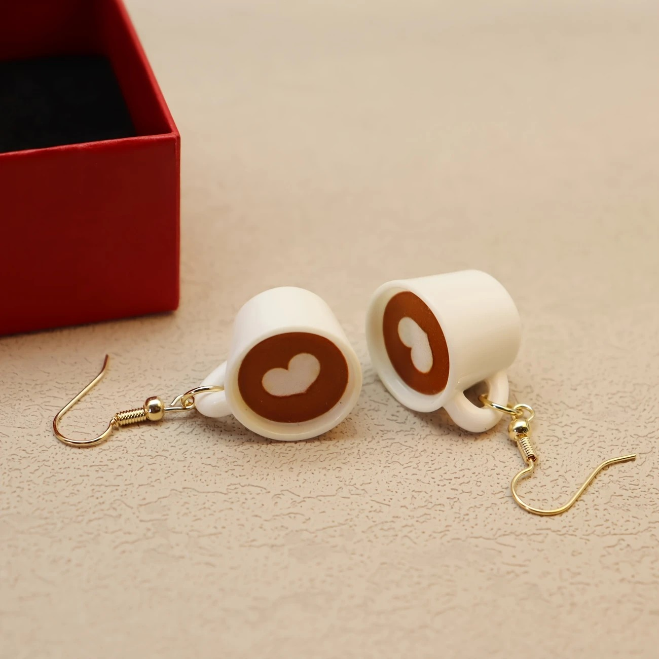 Coffee Cup Dangle Earrings