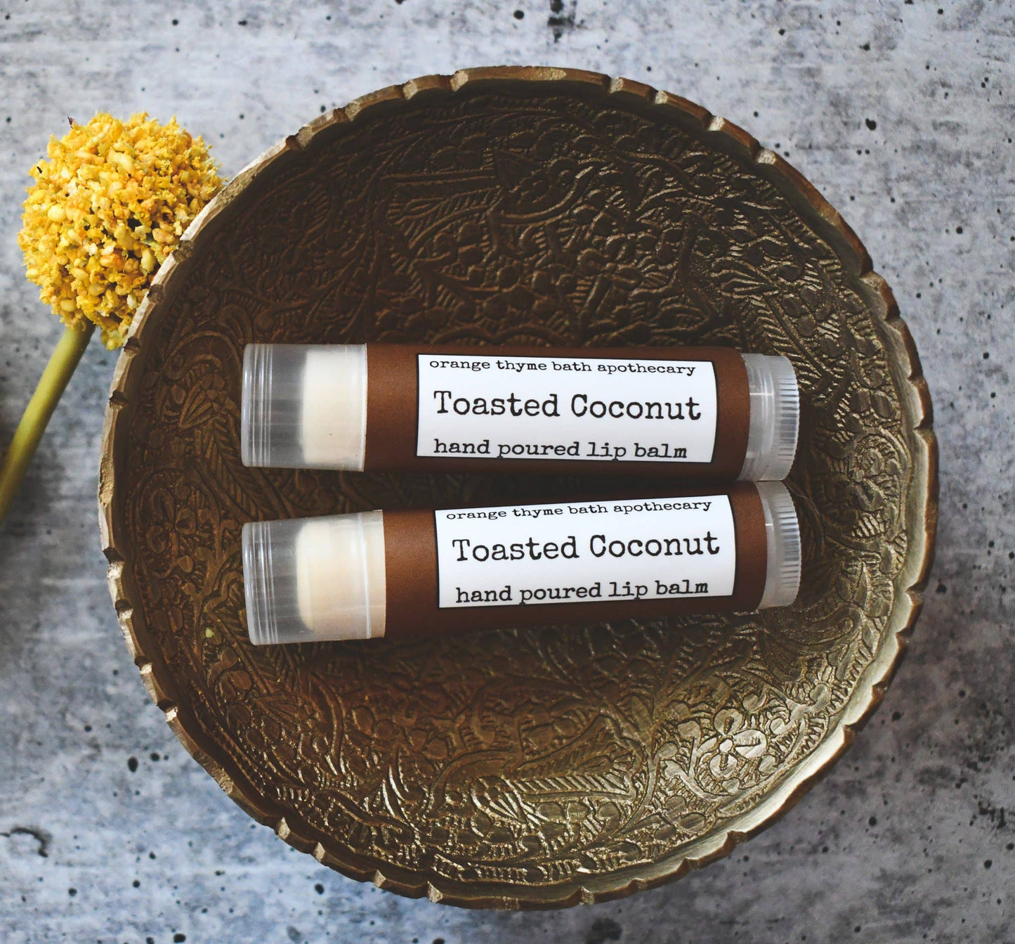 Toasted Coconut Lip Balm - #shop_name Orange Thyme Bath ApothecaryGifts