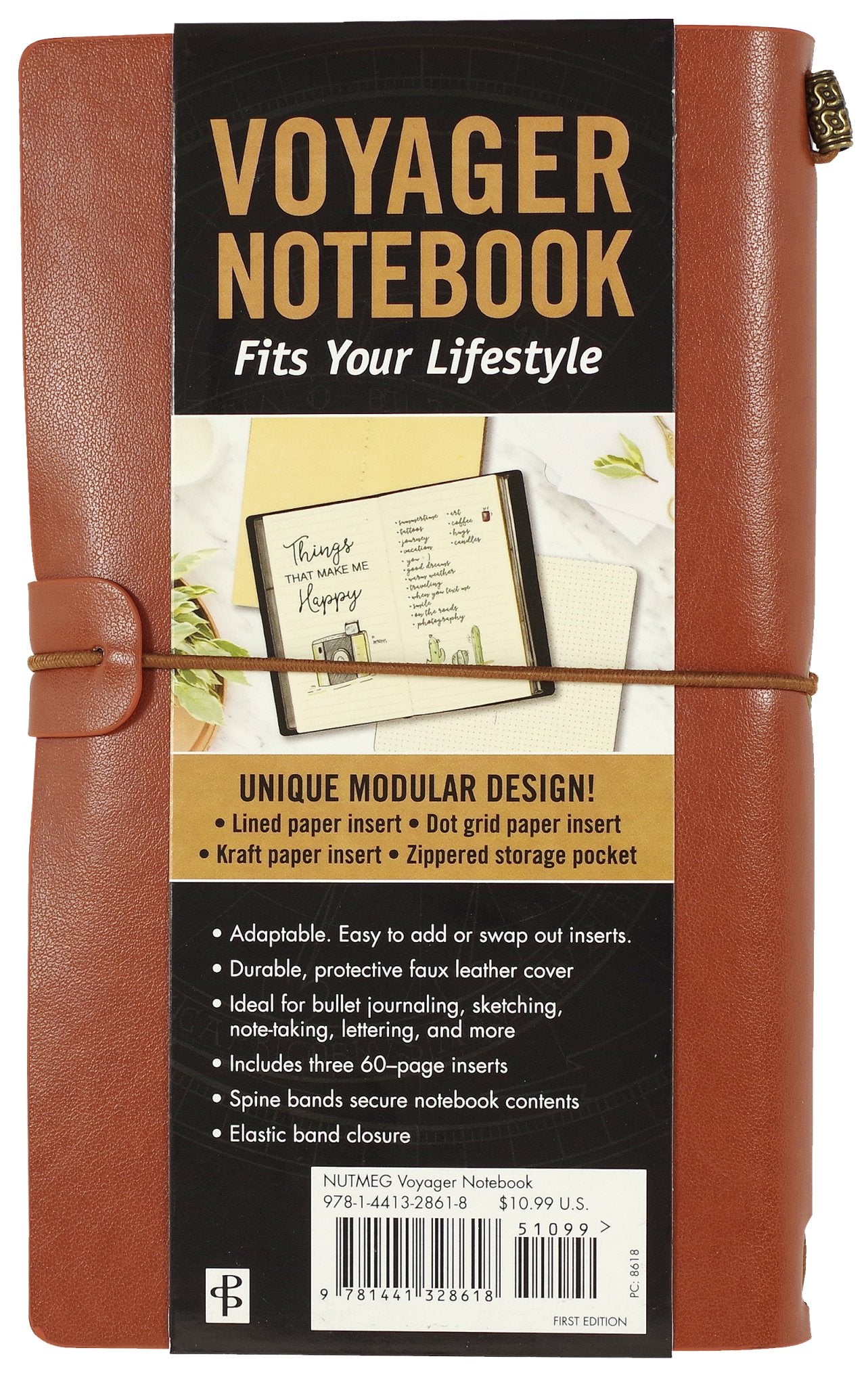 Voyager Nutmeg Journal - #shop_name Peter Pauper PressGifts